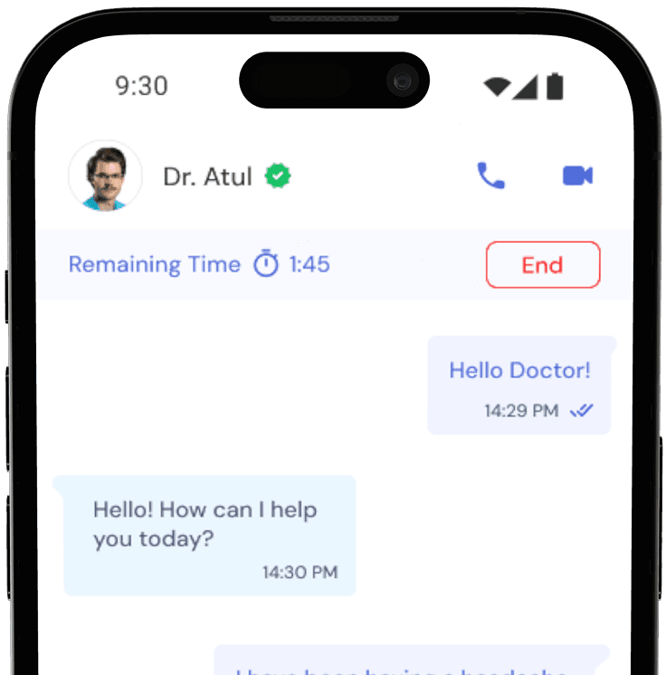 ChatQURE App - Chat Screen